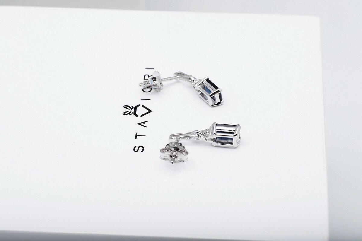 Złote kolczyki KBD1924S - Diament